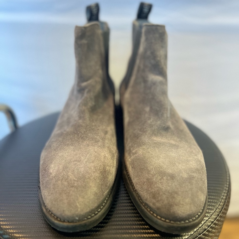 ALL SAINTS charcoal grey suede boots  size 43